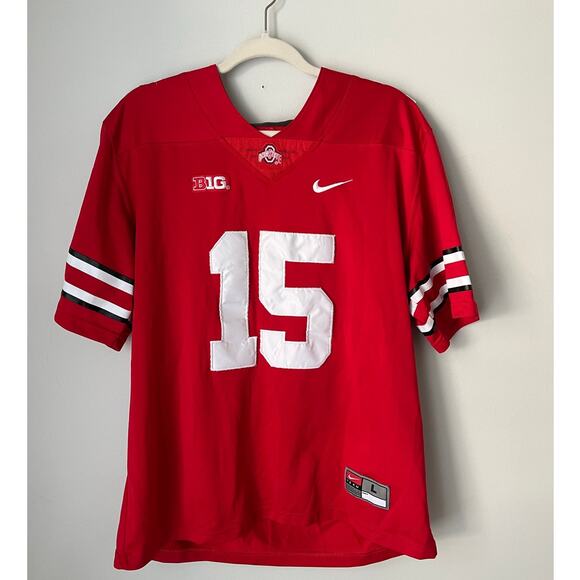 Nike Ezekiel Elliott 15 Ohio State Buckeyes Jersey - Picture 1 of 4